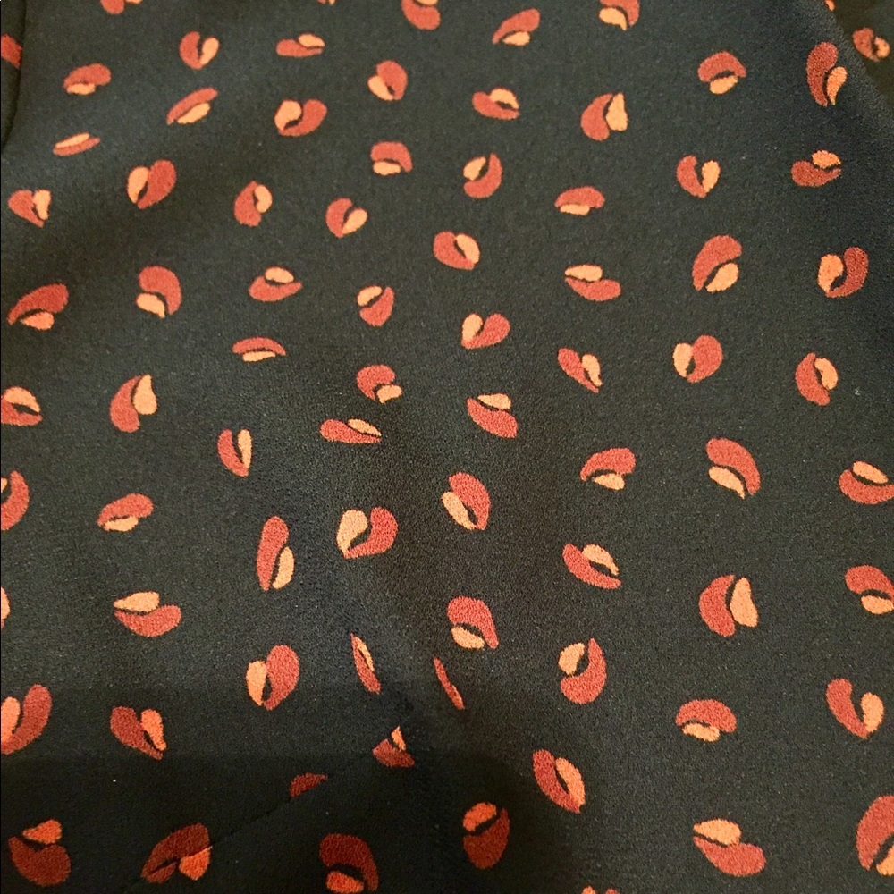 Ann Taylor navy blue with petal print dress. NWT - Picture 4 of 5